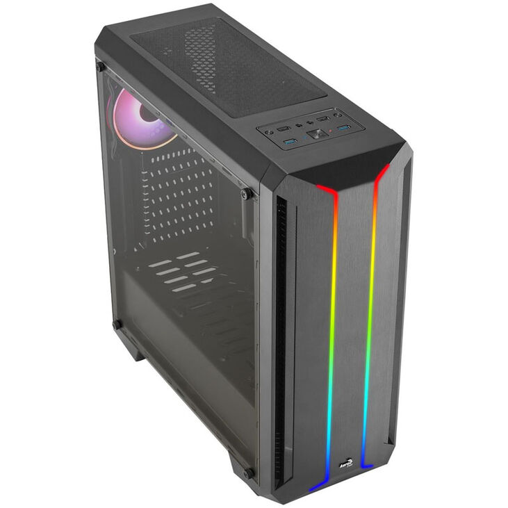 Aerocool Skyline ARGB V2 Mid Tower - Black image number 1