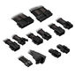 Kolink Core Pro Braided Cable Extension Kit 12V-2x6 Typ 1 - Jet Black/Gunmetal Grey