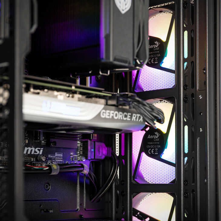 Gaming-PC Cool Breeze, AMD Ryzen 7 5700X, RTX 5060 Ti 16GB - Fertig-PC image number 6