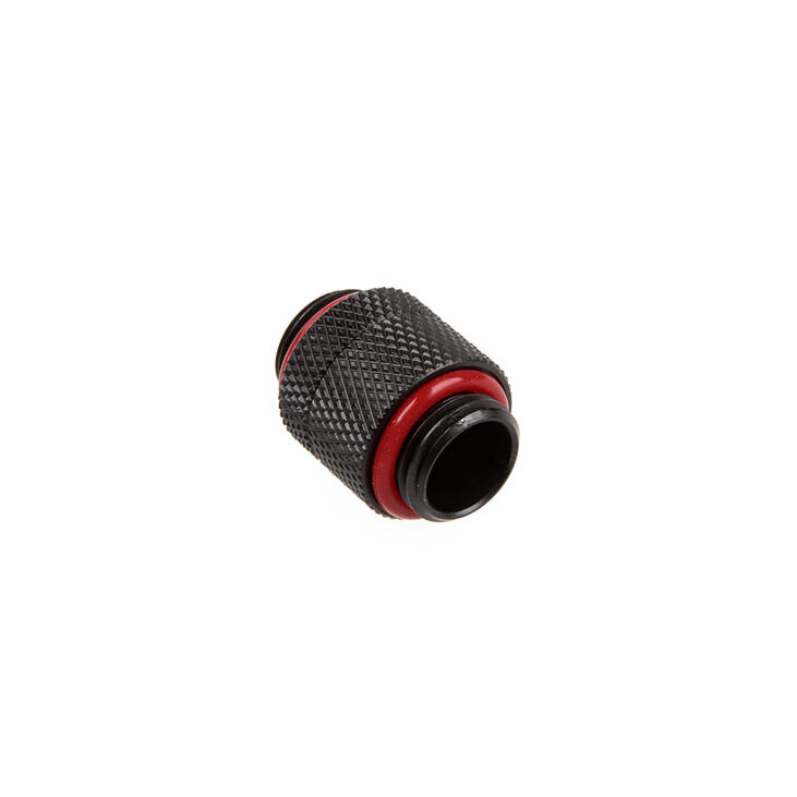 Bitspower Adapter gerade G1/4 Zoll AG auf G1/4 Zoll AG - drehbar, carbon schwarz image number 0