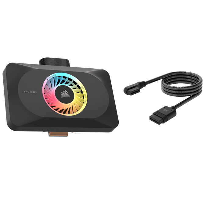 Corsair iCUE LINK XG3 RGB GPU Water Block - Acrylic, Nickel image number 5