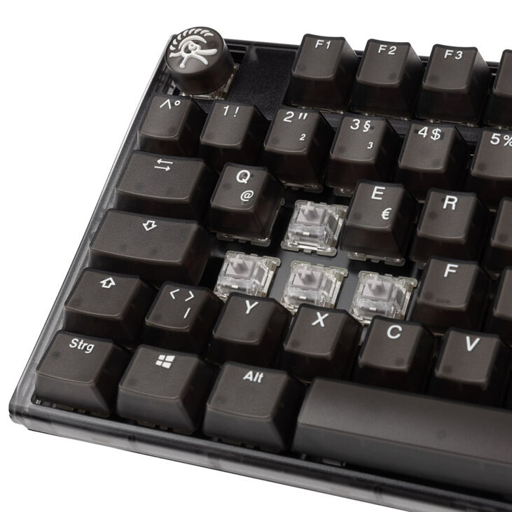 Ducky One 3 Aura Black TKL Gaming Keyboard, RGB LED - MX-Speed-Silver image number 4