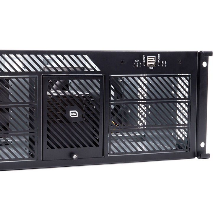 Alphacool Front I/O-Panel mit USB 2.0 und Kabelsatz für Servergehäuse image number 3