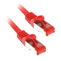 InLine Patchkabel Cat.6, S/FTP (PiMf), 250MHz, rot - 0,5m