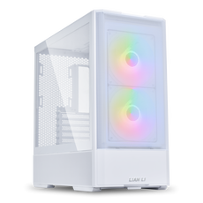 Lian Li LANCOOL 207 PC Case, Mid Tower, ATX, Tempered Glass - white