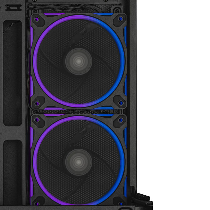 ASUS Prime AP202 ARGB PC-Geh&auml;use, Midi-Tower, mATX, ARGB, Tempered Glass - schwarz image number 14