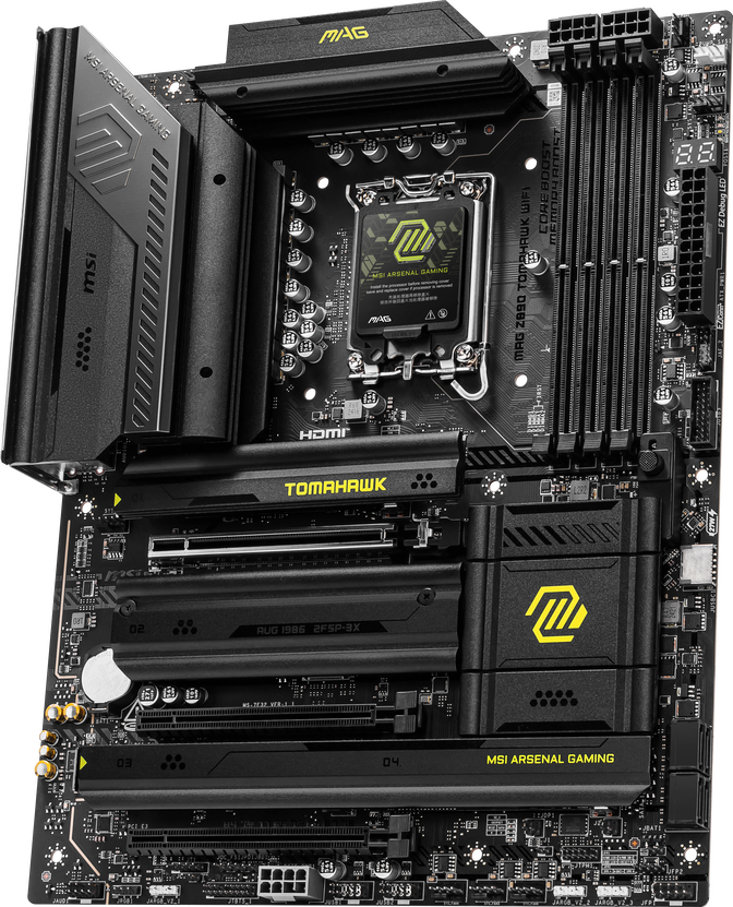 MSI MAG Z890 Tomahawk WiFi motherboard, socket LGA 1851, Intel Z890, ATX, DDR5 image number 3