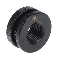Alphacool HF bulkhead fitting, short version, G1/4 - Black