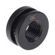 Alphacool HF bulkhead fitting, short version, G1/4 - Black