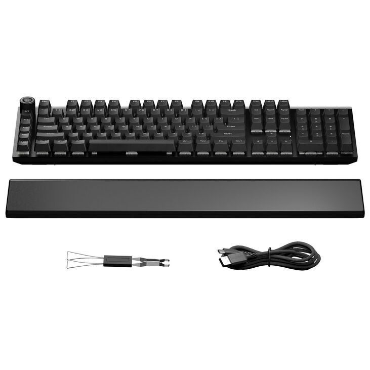 be quiet! Light Mount Silent Gaming Keyboard, RGB - be quiet! Silent Linear Switches, black image number 6