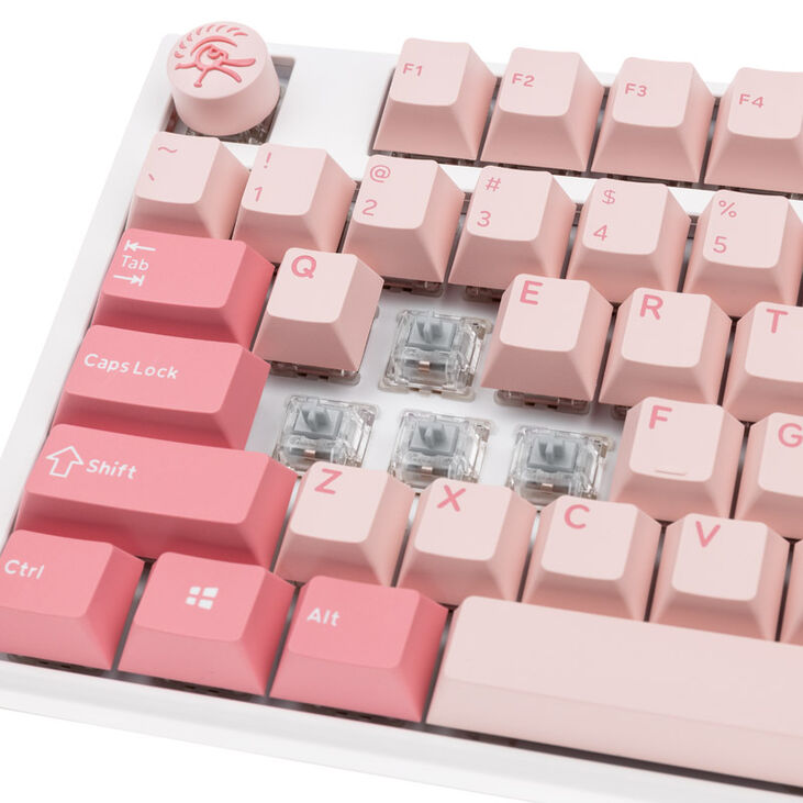 Ducky One 3 Gossamer TKL Pink Gaming Keyboard - MX-Speed-Silver (US) image number 4