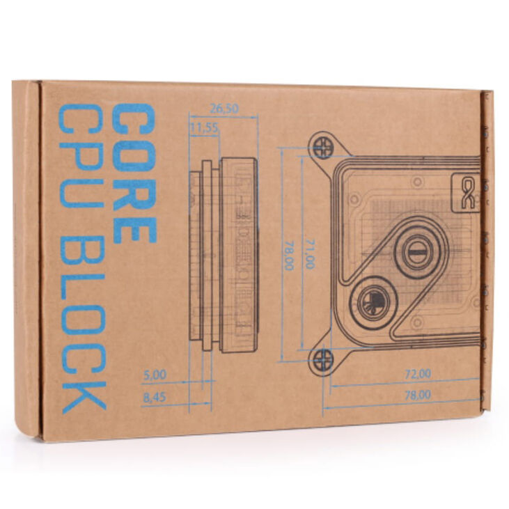 Alphacool Core 1 Aurora LT CPU-Kühler - ARGB, Acryl image number 5