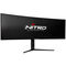 Nitro Concepts SM1 Simracing Monitor, 124,5 cm (49 Zoll) Curved, 144Hz, FreeSync, G-Sync, HDMI, DP, USB
