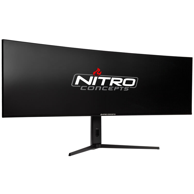 Nitro Concepts SM1 Simracing Monitor, 124,5 cm (49 Zoll) Curved, 144Hz, FreeSync, G-Sync, HDMI, DP, USB | Caseking