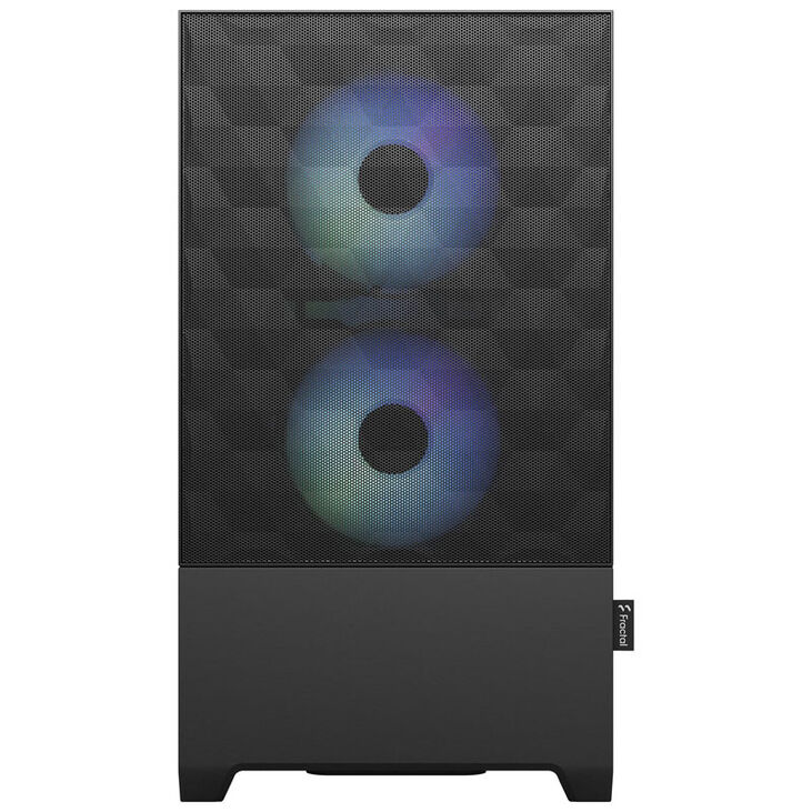 Fractal Design Pop Mini Air RGB Clear Tint Micro-ATX-Gehäuse, Tempered Glass - schwarz image number 2