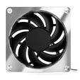 Alphacool Apex Stealth Metal Fan 120 mm - chrome image number null
