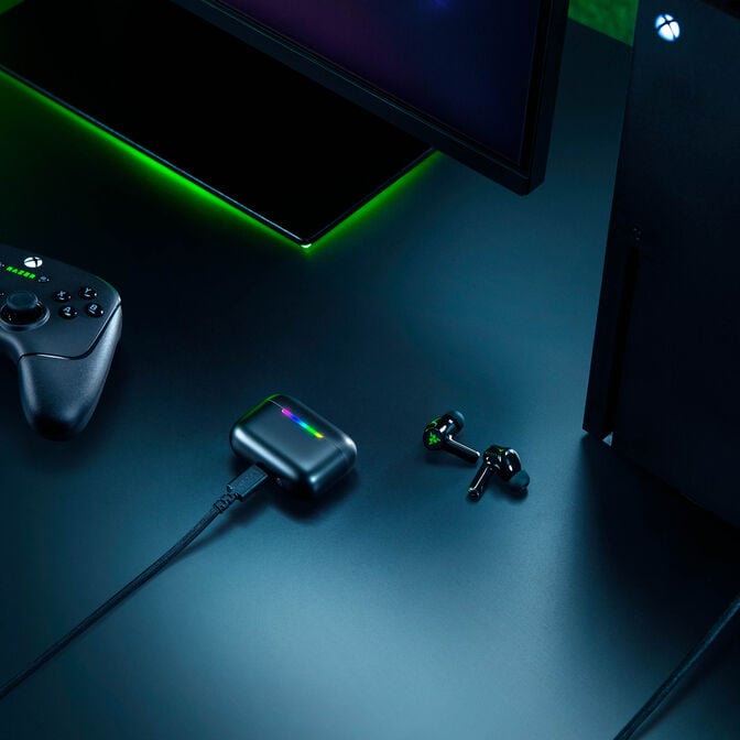 Razer Hammerhead V3 X HyperSpeed for XBOX, wireless, ANC - black image number 11