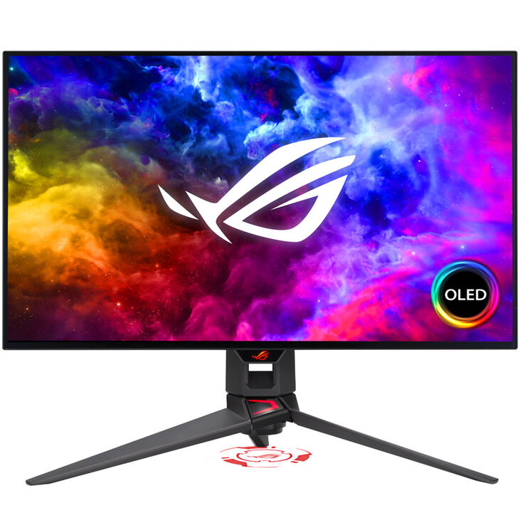 ASUS ROG Swift OLED PG27AQDM, 26.5 inch Gaming Monitor, 240 Hz, OLED, G-SYNC Compatible image number 2