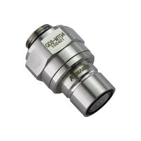 Koolance QD3 Quick Disconnect Straight Male to G1/4 Inch Male Thread - no-spill, silver