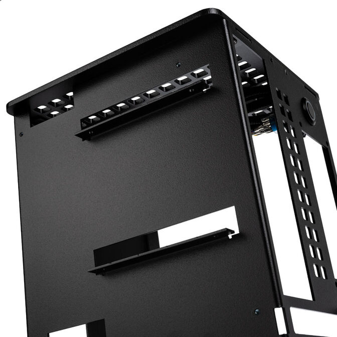 HGC Osmi 3.1 Aluminium Mini-ITX Geh&auml;use - schwarz image number 7