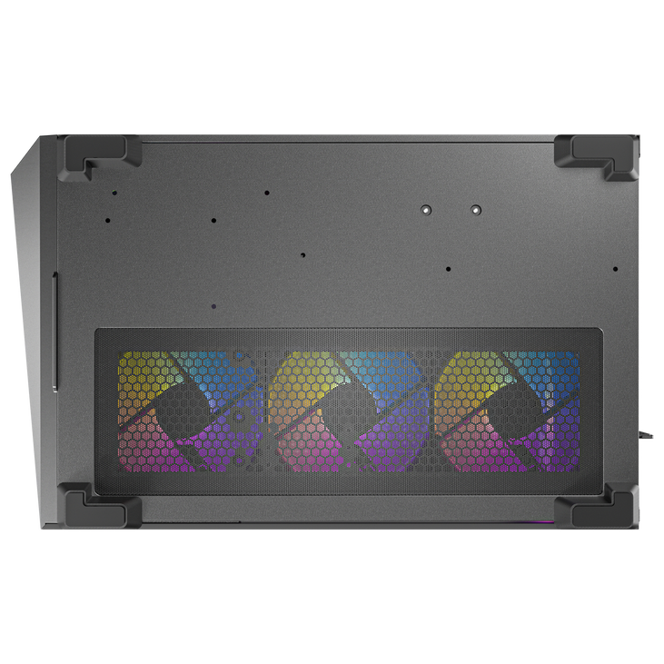 Antec C5 Computer Case, Mid-Tower, ATX, RGB, Tempered Glass - black image number 11