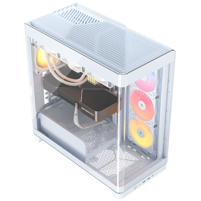 Corsair FRAME 4500X RS-R ARGB PC-Geh&auml;use, Midi-Tower, E-ATX, Tempered Glass - wei&szlig; image number 3