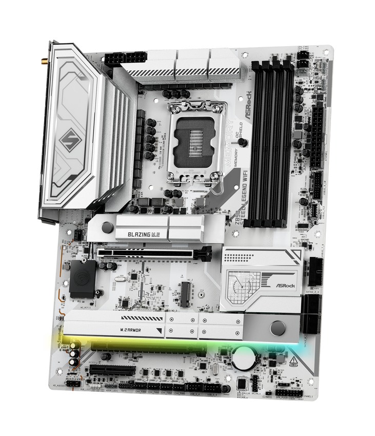 ASRock Z890 Steel Legend WiFi Mainboard, Sockel LGA 1851, Intel Z890, ATX, DDR5 image number 2