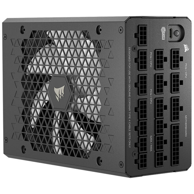 Corsair HXi Series (2025) HX1500i Netzteil 80 PLUS Platinum Netzteil, modular, ATX 3.1, PCIe 5.1 - 1.500 Watt, schwarz image number 2