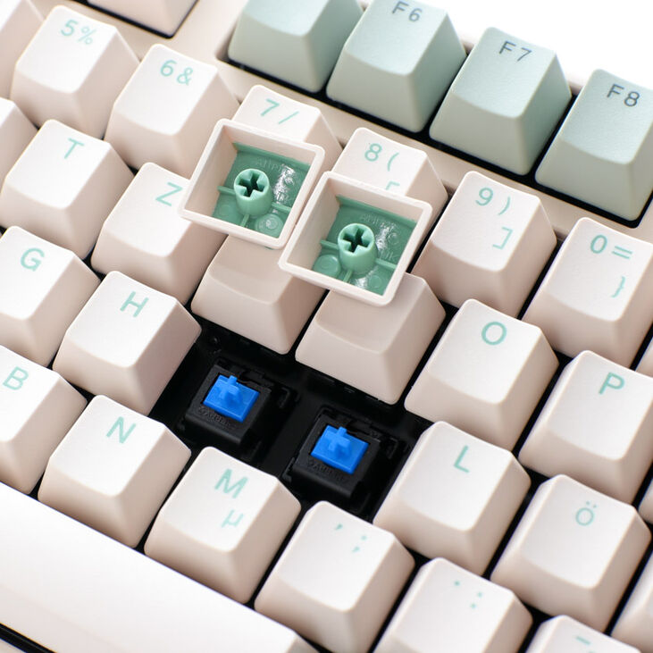 Ducky One 3 Matcha TKL Gaming Tastatur - MX-Blue image number 4
