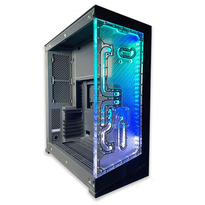 Stealkey Customs Phanteks NV7 x Stealkey Distroplate, RGB - schwarz image number 7