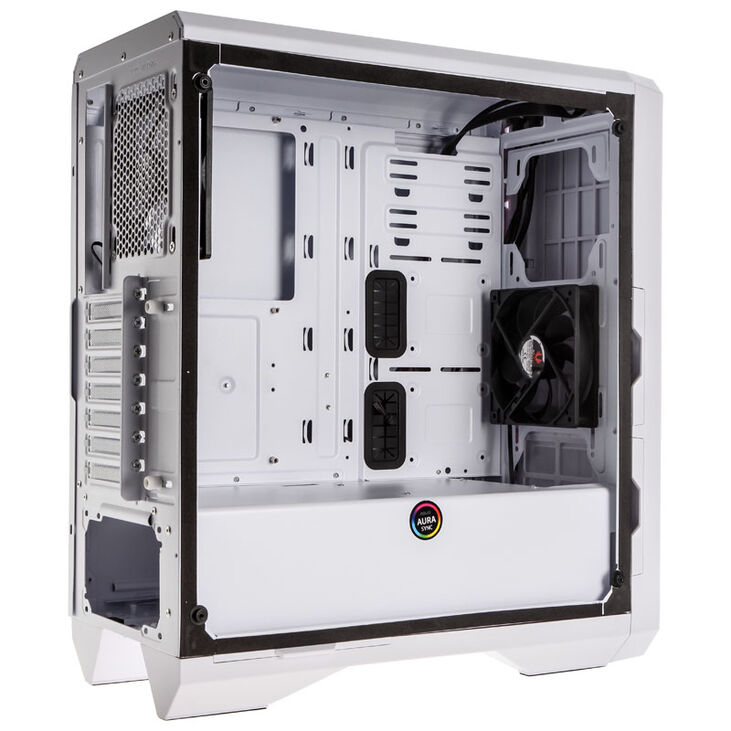 BitFenix Enso RGB Midi-Tower, Tempered Glass - weiß image number 5