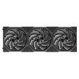 Lian Li UNI FAN TL FLEX Wireless Fan, ARGB - Reverse Blade 120mm, black, 3-pack with controller image number null