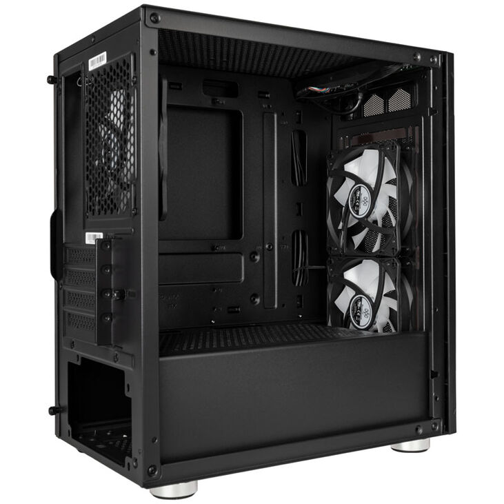 SilverStone Fara H1M PRO Micro-ATX Gehäuse, ARGB - schwarz image number 6