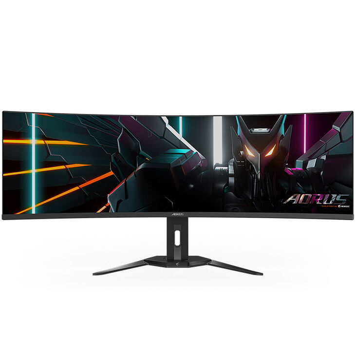 GIGABYTE Aorus CO49DQ, 49 inch Curved Gaming Monitor, 144 Hz, OLED, FreeSync Premium Pro image number 1