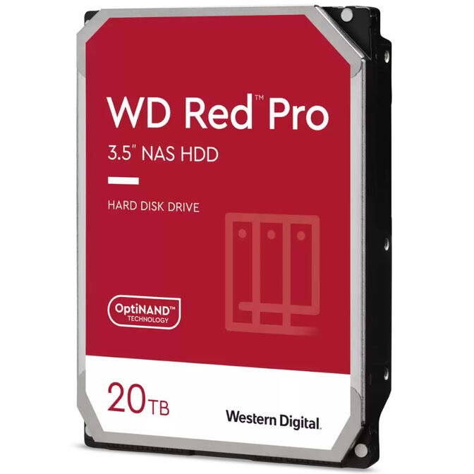 Western Digital Red Pro, SATA 6G, 7.200 U/min, 3,5 Zoll - 20 TB image number 0