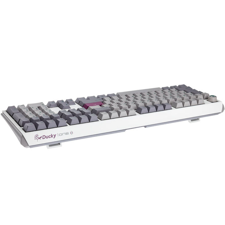 Ducky One 3 Mist Grey Gaming Tastatur, RGB LED - MX-Brown (US) image number 2