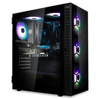 King Mod Systems Gaming-PC Black Out AMD Ryzen 5 7600X, RTX 5060 Ti - Fertig-PC mit Windows
