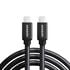 AXAGON BUCM2-CM30AB Ladekabel USB-C zu USB-C 2.0, 3 m, PD 240 W 5 A, ALU - Schwarz image number null