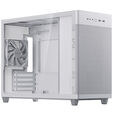 ASUS Prime AP201 Micro-ATX case, Tempered Glass - white image number null