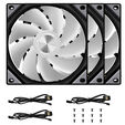 TRYX ROTA SL ARGB Reverse L&uuml;fter - 3er-Pack, 120mm, schwarz image number null