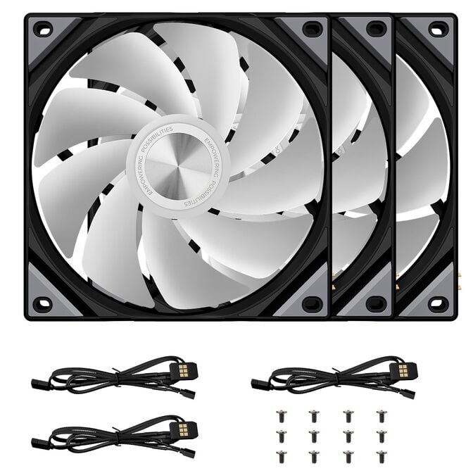 TRYX ROTA SL ARGB Reverse L&uuml;fter - 3er-Pack, 120mm, schwarz image number 11
