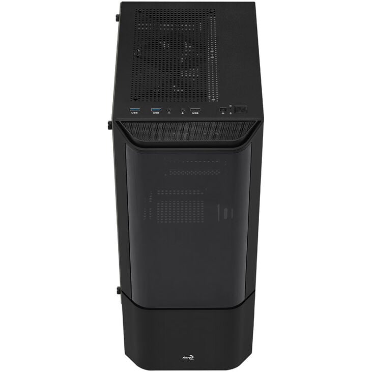 Aerocool Quantum v1 Mid Tower, Tempered Glass - Black image number 3