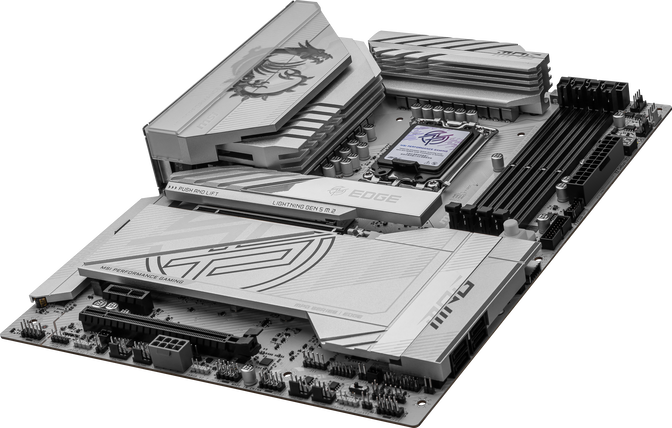 MSI MPG Z890 Edge TI WIFI motherboard, Socket LGA 1851, Intel Z890, ATX, DDR5 image number 4