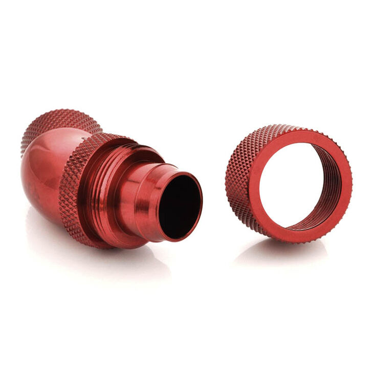 Bitspower Anschluss 45 Grad G1/4 ZollAG auf 16/13mm - drehbar, rot image number 2