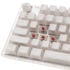 Ducky One 3 Aura White Gaming Tastatur, RGB LED - MX-Silent-Red (US) image number null