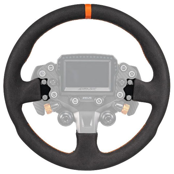 Simagic ZS-330RR Alcantara Steering Wheel, without Hub image number 0