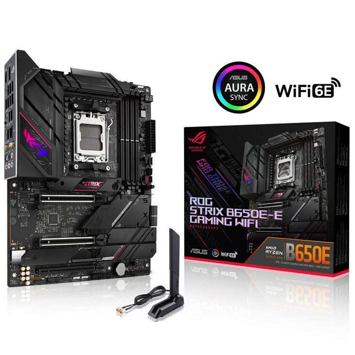ASUS ROG Strix B650E-E Gaming WiFi Mainboard, Sockel AM5, AMD B650E, ATX, DDR5 image number 0