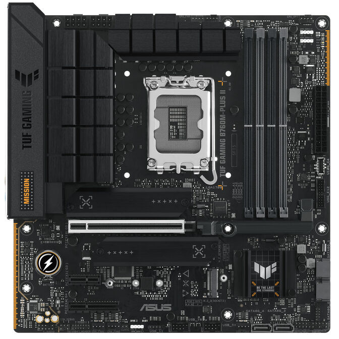 ASUS TUF Gaming B760M-Plus II Mainboard, Intel B760, Sockel 1700, Micro-ATX, DDR5 image number 2