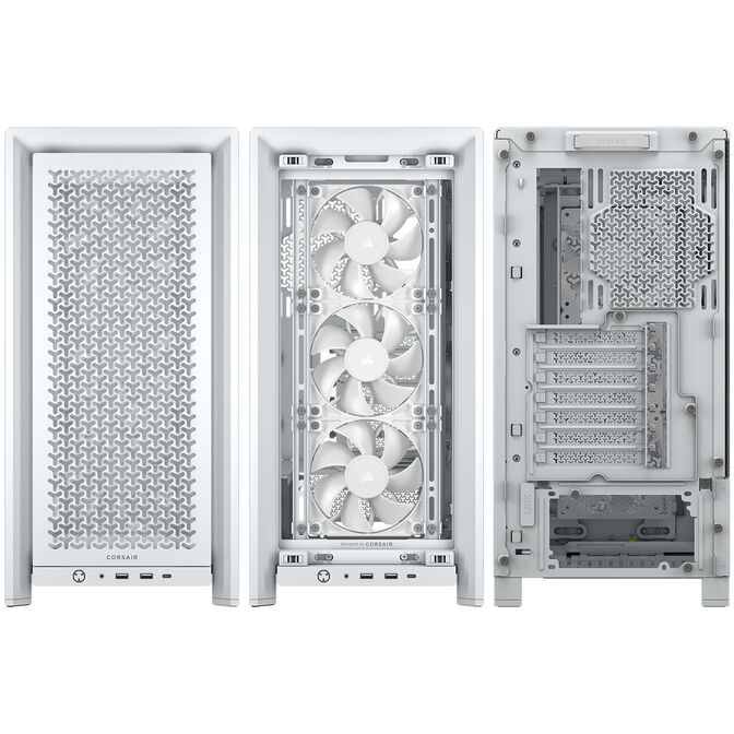 Corsair Frame 4000D RS PC-Geh&auml;use, Midi-Tower, E-ATX, Tempered Glass - wei&szlig; image number 7