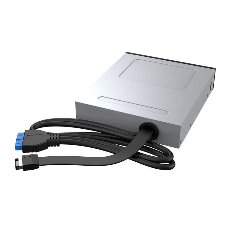 Akasa AK-ICR-36 USB 3.2 Gen 2 Typ C Panel - schwarz image number 2